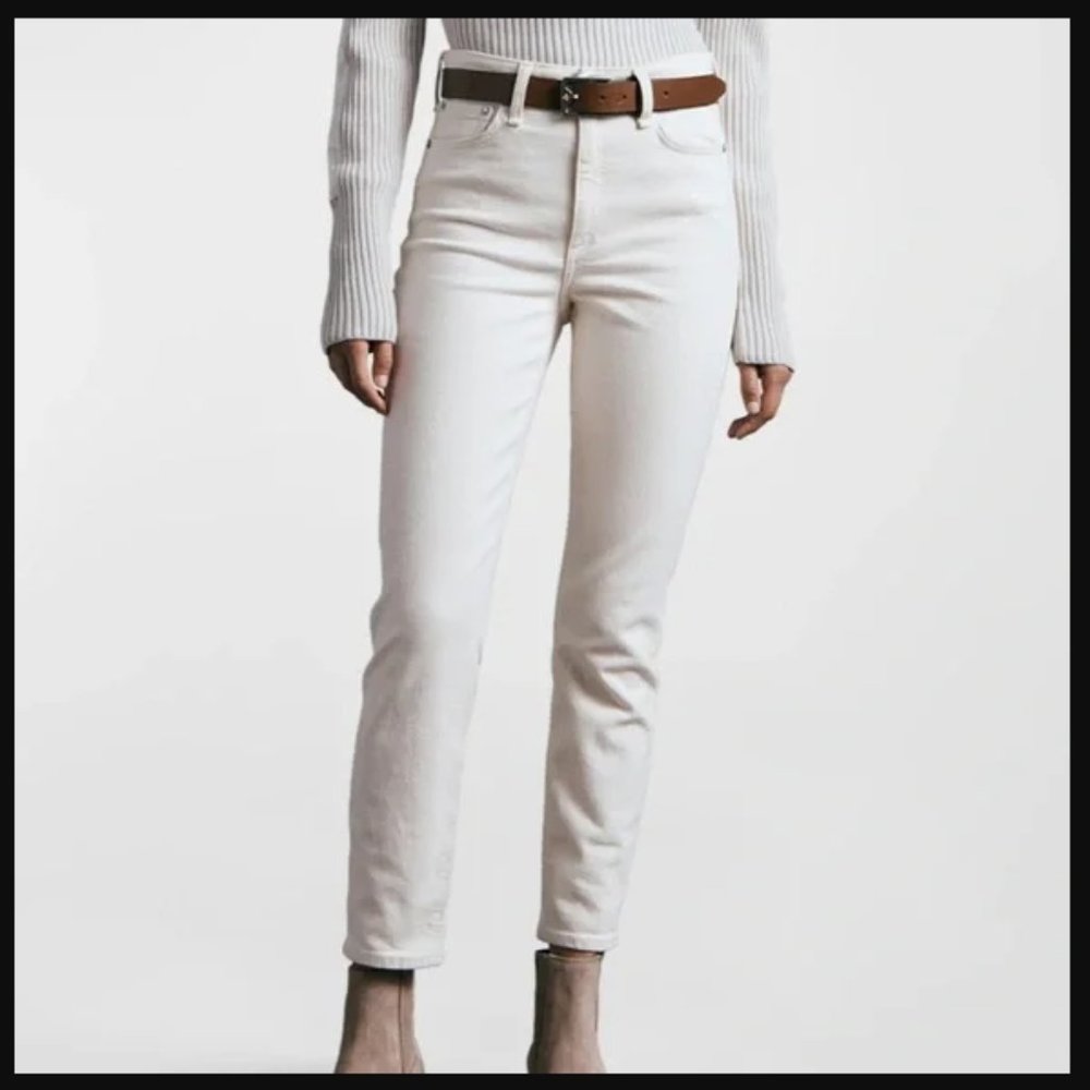 Rag & Bone White High-rise Skinny Jeans NWT - 27 - $225